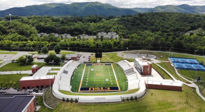 Aerial view of ETSU's William B. Greene Jr. Stadium